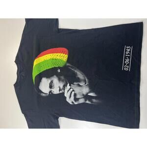 Bob Marley zion rootswear Graphic T-Shirt Size Large